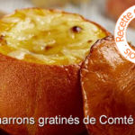 Potimarrons gratinés de Comté